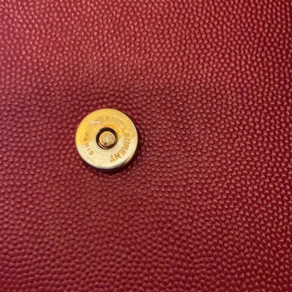 Saint Laurent Kate Medium Shoulder Bag Red *Pre-Loved* - Picture 6 of 11